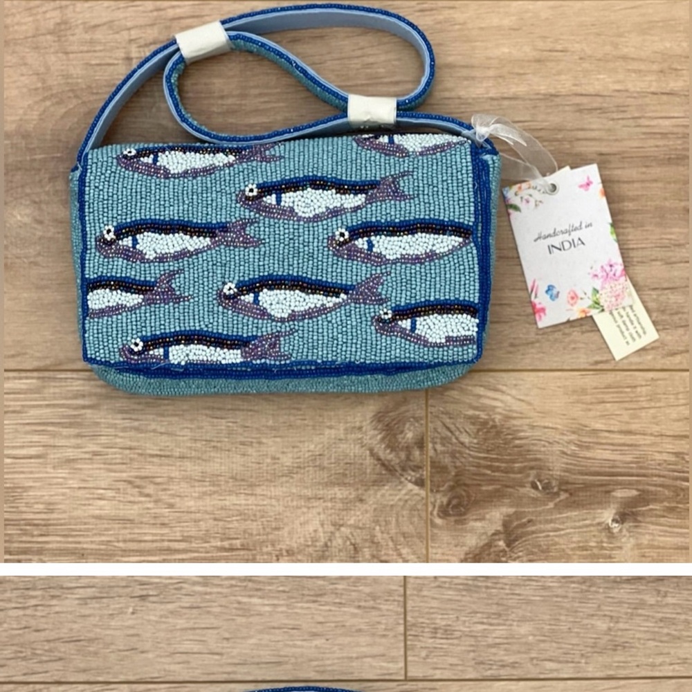 NWT Viral handcrafted sardine shoulder bag